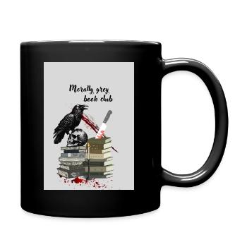 Moralisch Grauer Buchclub - Tasse einfarbig - Schwarz - Rechts