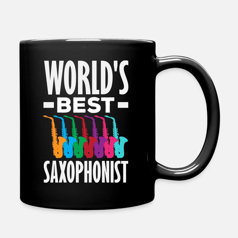 Saxophone - Mug uni - noir
