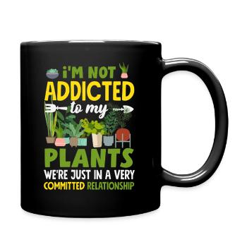 Garten- Und Pflanzenliebhaber Geschenke - Tasse einfarbig - Schwarz - Rechts