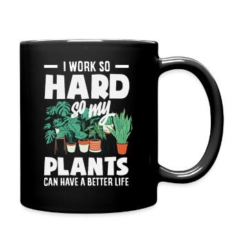 Cadeaux pour les jardins et les amoureux des plantes - Mug uni - noir - Droite