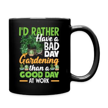 Cadeaux pour les jardins et les amoureux des plantes - Mug uni - noir - Droite
