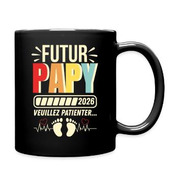 Gift Future Grandpa 2026 Grandpa Announcement - Mug uni - noir - Droite