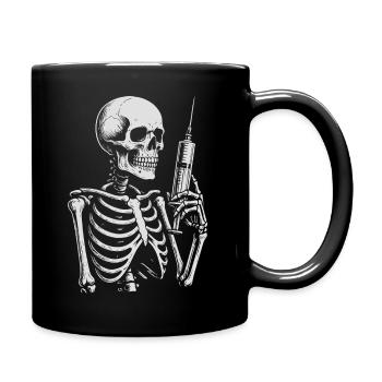 Skeletal Syringe Noir Tee - Full Colour Mug - black - Right