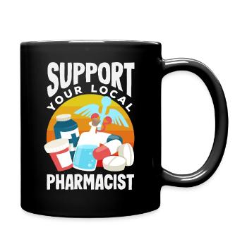 Apotheker Pharmazeutisch-technischer - Tasse einfarbig - Schwarz - Rechts
