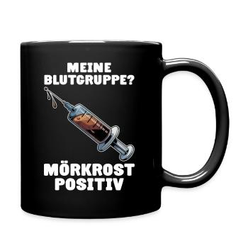 Mörkrost Positive Sweden Coffee Funny - Full Colour Mug - black - Right