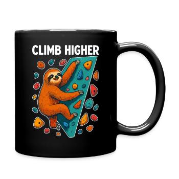 Cadeau de l’escalade paresseuse en bloc - Mug uni - noir - Droite