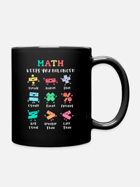 Les maths vous maintiennent en équilibre - Mug uni - noir