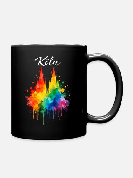 Kölner Karneval Jeck Rosenmontag lustig - Tasse einfarbig - Schwarz