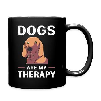 Éducateur de chiens, thérapeute, chien de thérapie, chien de thérapie, - Mug uni - noir - Droite