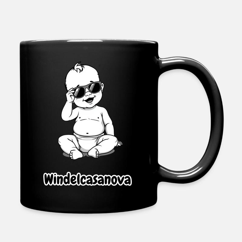 Diaper Casanova - Full Colour Mug - black