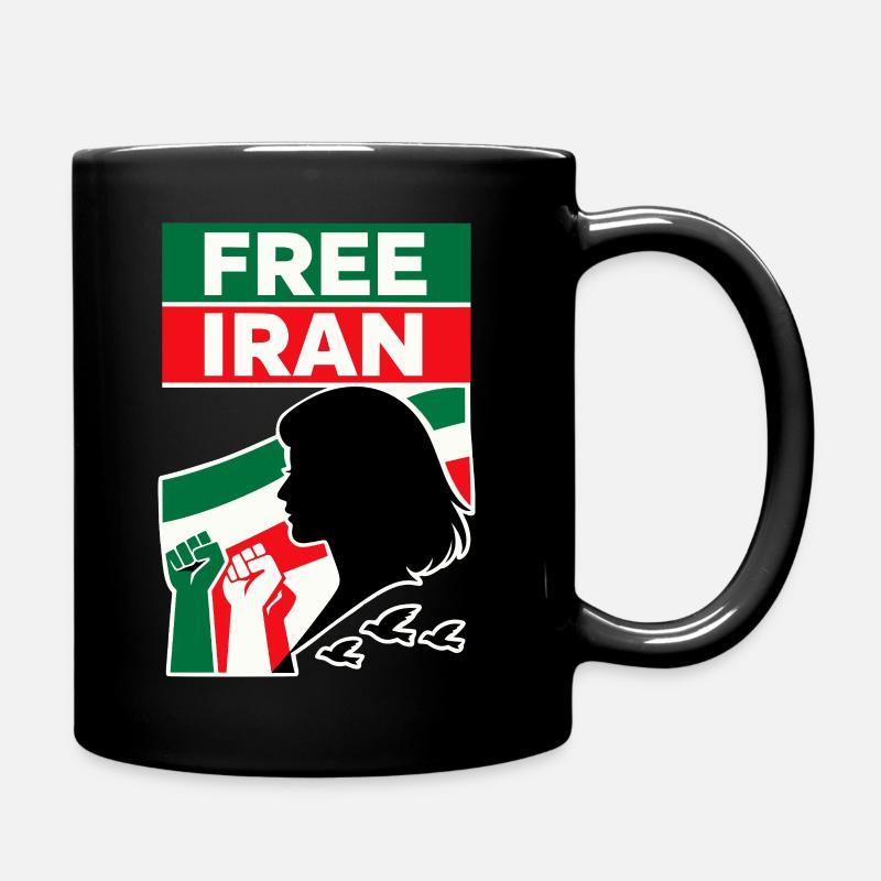 Free iran - Full Colour Mug - black