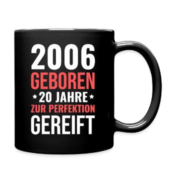 2006 Né – 20 ans de maturation parfaite - Mug uni - noir - Droite