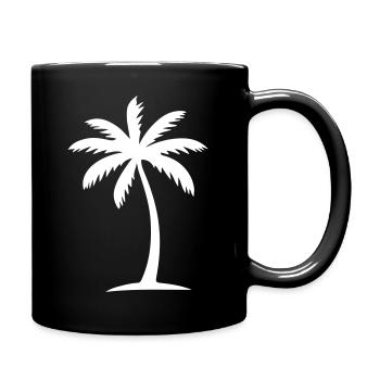 Palm Tree Icon - Full Colour Mug - black - Right