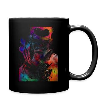 Dart Player Sports Art #darts #sport - Full Colour Mug - black - Right