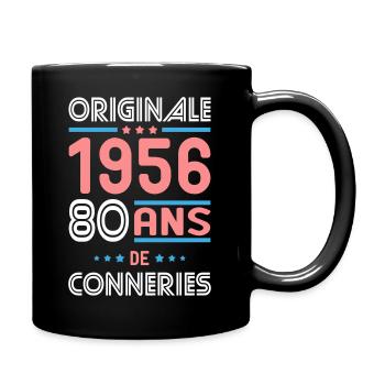 Originale – 1956 – 70 ans de conneries - Mug uni - noir - Droite
