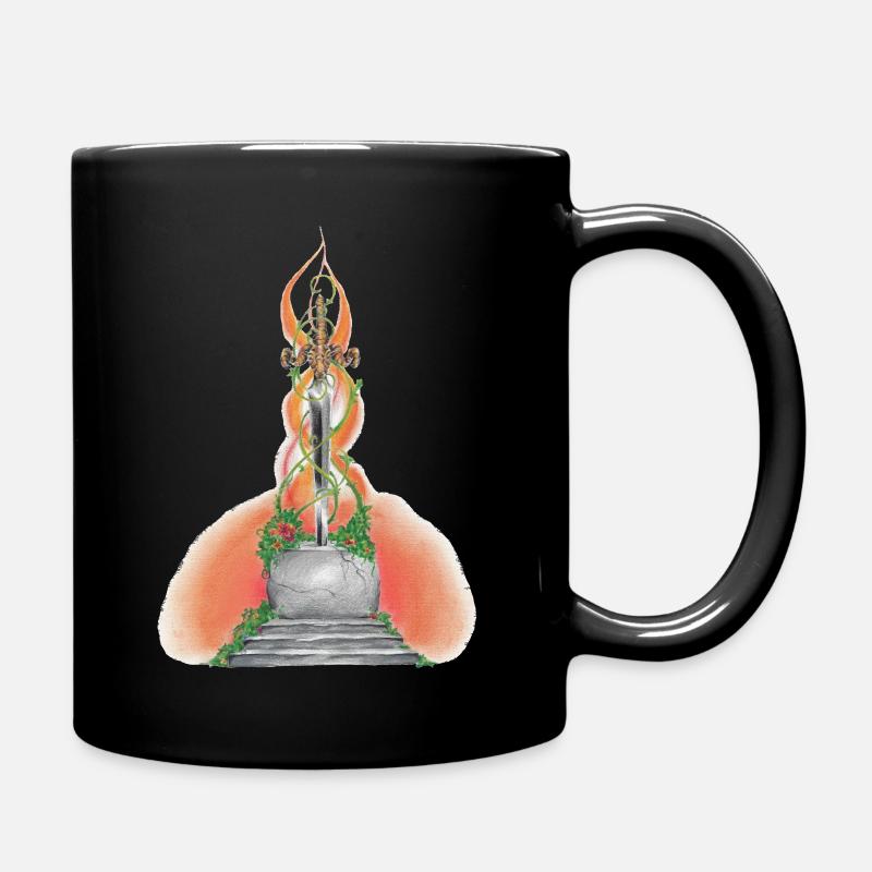 01. Âme de guerrier - Mug uni - noir