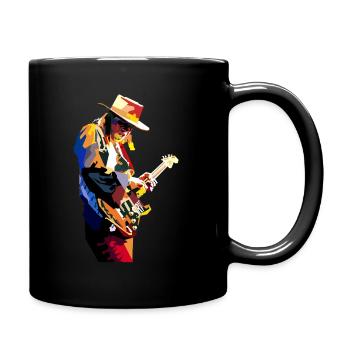 Rock And Blues Daily Music Pop Art - Tasse einfarbig - Schwarz - Rechts