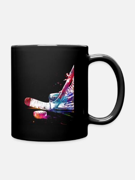 Eishockeyspieler-Sportkunst #hockey #sport - Tasse einfarbig - Schwarz