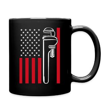 Plumber - Full Colour Mug - black - Right