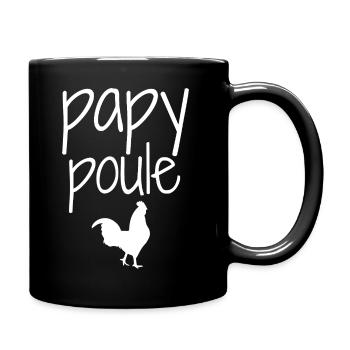 Opa Henne - Tasse einfarbig - Schwarz - Rechts