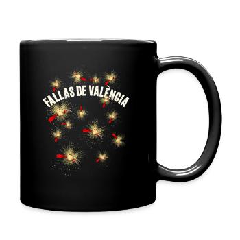 Feux d’artifice pyro Fallas de Valencia - Mug uni - noir - Droite