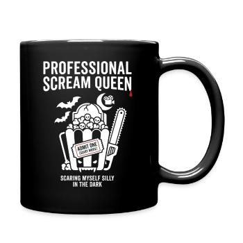 Scream Queen Halloween Chaos - Tasse einfarbig - Schwarz - Rechts