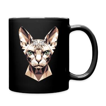 Sphynx Chat Sphynx Chat Chat Canadien Sphinx mignon - Mug uni - noir - Droite