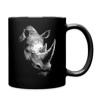 Rhinoceros - Full Colour Mug - black - Right
