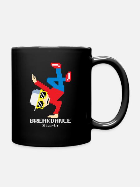 Breakdance B-Boy - Full Colour Mug - black