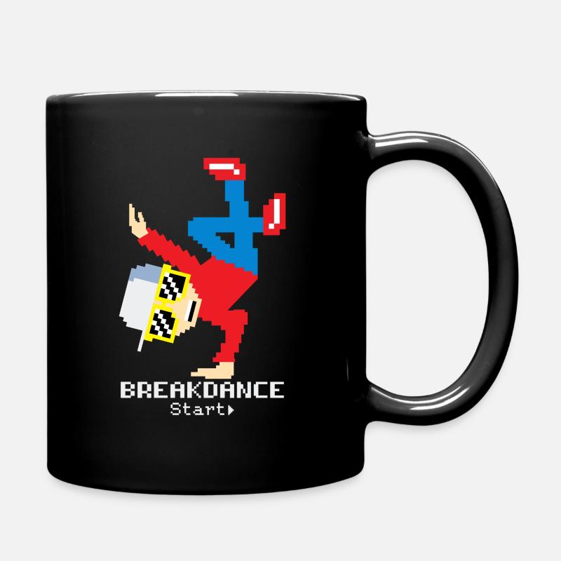 Breakdance B-Boy - Full Colour Mug - black
