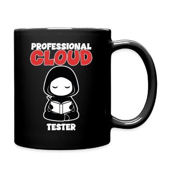 Humour Professional Cloud Tester Manga - Mug uni - noir - Droite