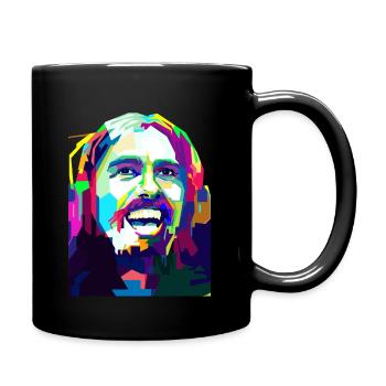 The Days Of Rock And Roll Pop Art - Full Colour Mug - black - Right