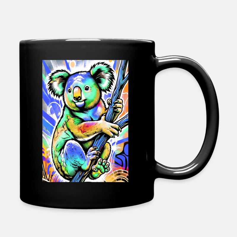 Koala - Full Colour Mug - black