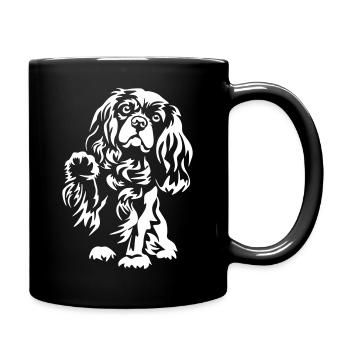 Cavalier King Charles Spaniel « Édition noire » - Mug uni - noir - Droite