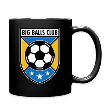 Big Balls Club Football Badge - Full Colour Mug - black - Right