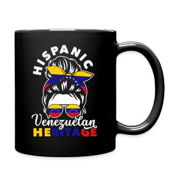 Venezuela Flagge Stolz & Heimat Venezuela - Tasse einfarbig - Schwarz - Rechts