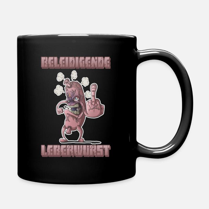 Insulter la foie wurst - Mug uni - noir
