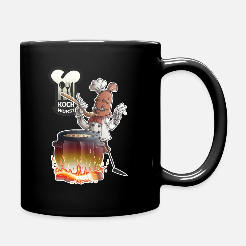 Saucisse cuite - Mug uni - noir
