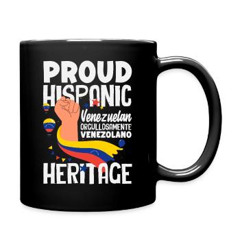 Venezuela Flagge Stolz & Heimat Venezuela - Tasse einfarbig - Schwarz - Rechts