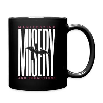 Manifestant la Chauve-souris de la victoire violette - Mug uni - noir - Droite