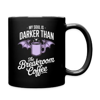 Darker Soul Breakroom Coffee Tee - Full Colour Mug - black - Right