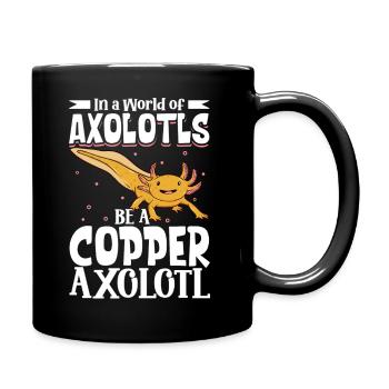 Soyez un Axolotl de Cuivre - Mug uni - noir - Droite