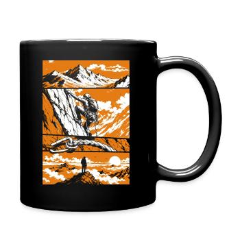 Art de la montagne Summit Victory - Mug uni - noir - Droite