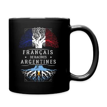 Francais De Racines Argentines T-Shirt Cadeau H... - Mug uni - noir - Droite