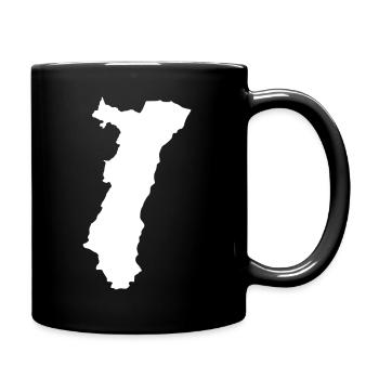 Alsace T-Shirt Cadeau Humour - Mug uni - noir - Droite