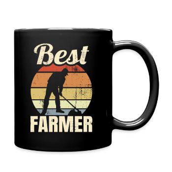 Best Farmer - Full Colour Mug - black - Right