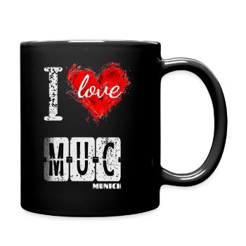 J’adore Munich - Mug uni - noir - Droite