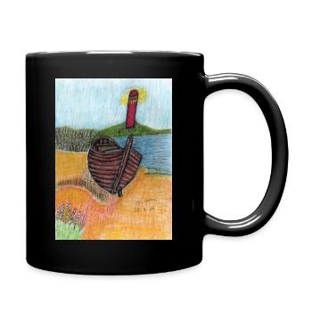 Paradis - Mug uni - noir - Droite