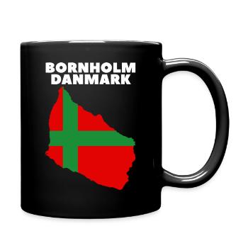 Bornholm Danmark - Tasse einfarbig - Schwarz - Rechts