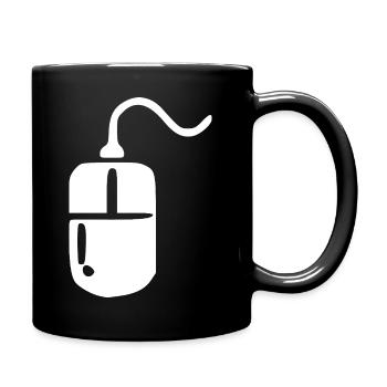 Retro_Vintage_80er_90er_Jahre_Maus_Computermaus - Mug uni - noir - Droite